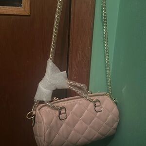 Baby Pink Quilted Minibag